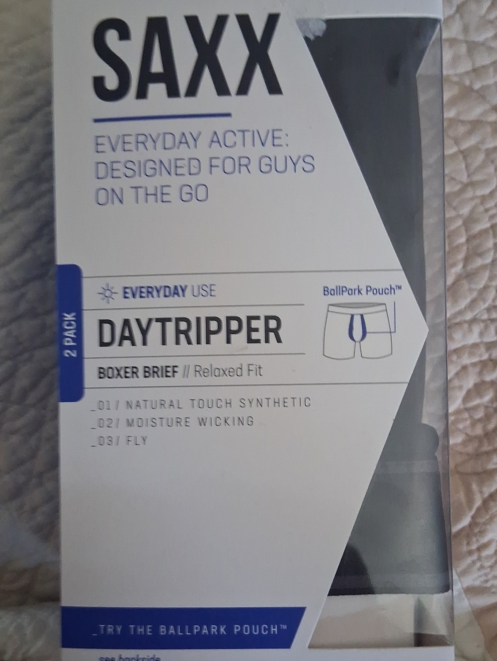 Saxx Daytripper Boxer Briefs - Black 2 Pack M